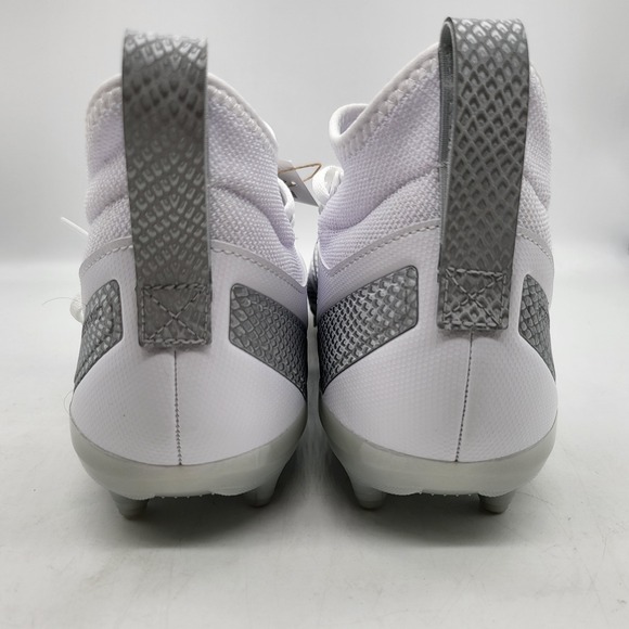 Adidas Adizero Impact 2.2 Football Cleats Men's 9 White Silver - Picture 6 of 11